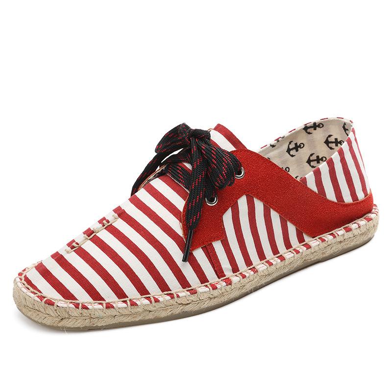 New Fashion summer Fly fabricmale casual Canvas Hemp Insole Fisherman Light Shoes men Espadrille Flats Shoes rty6