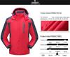 Unisex Plus Size Windproof Winter Jacket, Waterproof Warm Outerwear for Outdoor and Mountain Adventures.