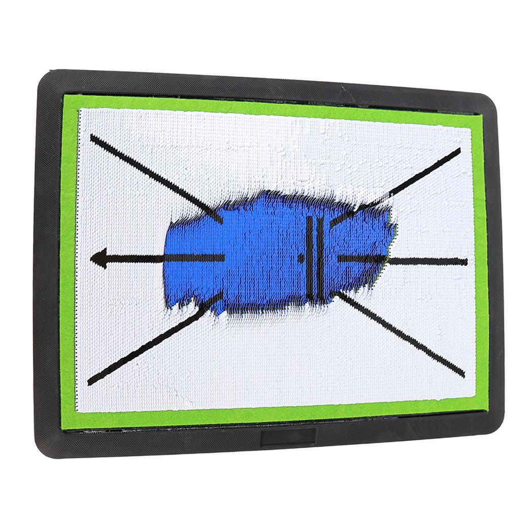 Golf Training Mat Track Pad Anti Slip Rubber Sole Track Pad for Indoor Outdoor Golf Pavilion