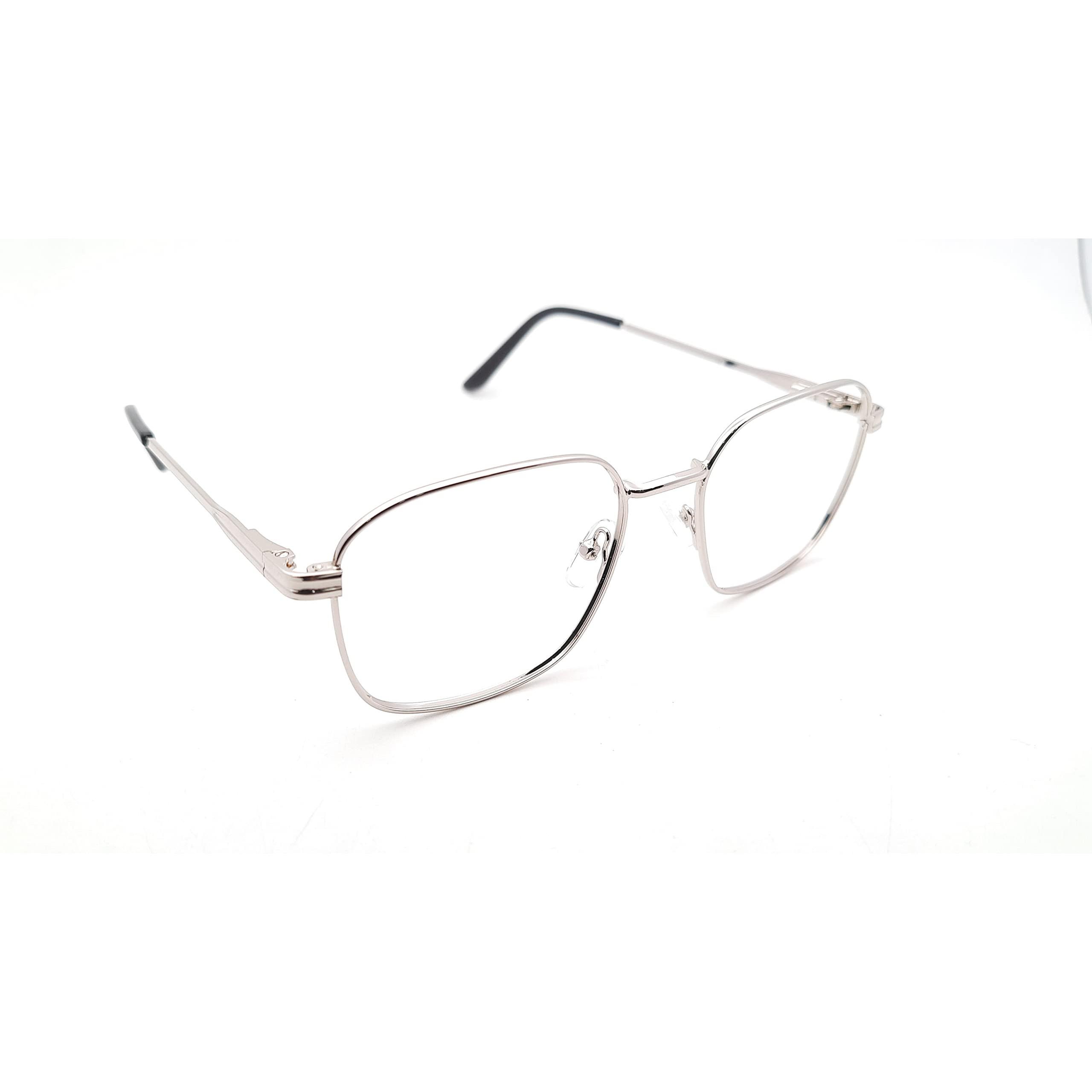 RSINC Full Rim frame/eyeglass/Spectacle,Leather stich Optical, For Men And Women, Sliver (IB-14) 2K-CWFM-3FPA