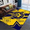 Maccabi Tel-Aviv FC Teppich für Wohnzimmer Schlafzimmer Zuhause Sofadekoration, Kinder spielen Rutschfeste Bodenmatte