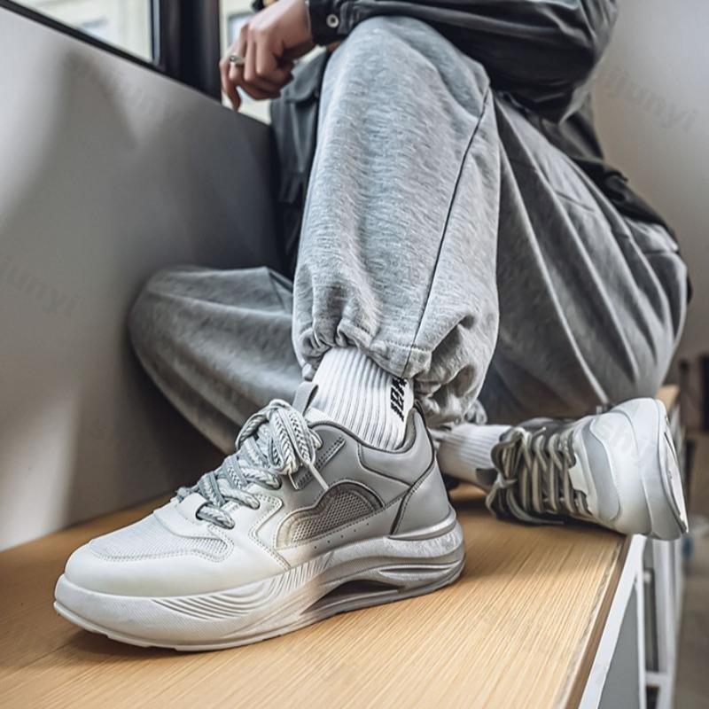 Fashion 2025 New Men's Shoes Summer Breathable Mesh Anti Slip Running Sports Shoes Fashion Trend Versatile Comfortable Chunky sneakers