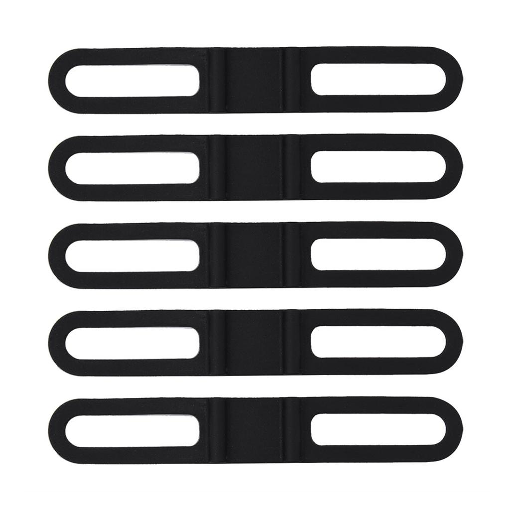 5Pcs set Multipurpose Bike Cycling Bicycle Silicone Fixed Strap Bandage Flashlight Mount Holder