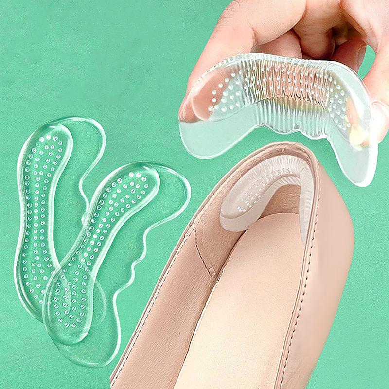 Силиконовые накладки на пятки для женской обуви Наклейка на заднюю часть шпильки Высокие — фото 5