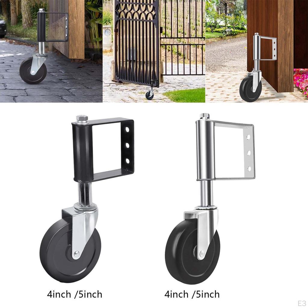 Fence Gate Wheel Caster Prevent from Dragging with Screws Swivel