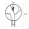 Garden Metal Trellis, Round Trellis for DIY Potted Climbing Support, Flower Rose Vines Ivy