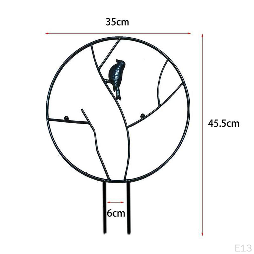 Garden Metal Trellis, Round Trellis for DIY Potted Climbing Support, Flower Rose Vines Ivy