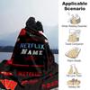 Netflix Logo Four Seasons Blanket Customized With Your Name Lightweight And Warm Perfect Gift For Home Office Camping Sofa Travel Beach Durable