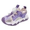 Girls sandals summer 2025 boys mesh non-slip sandals bag head beach shoes knob buckle popular children's sandals