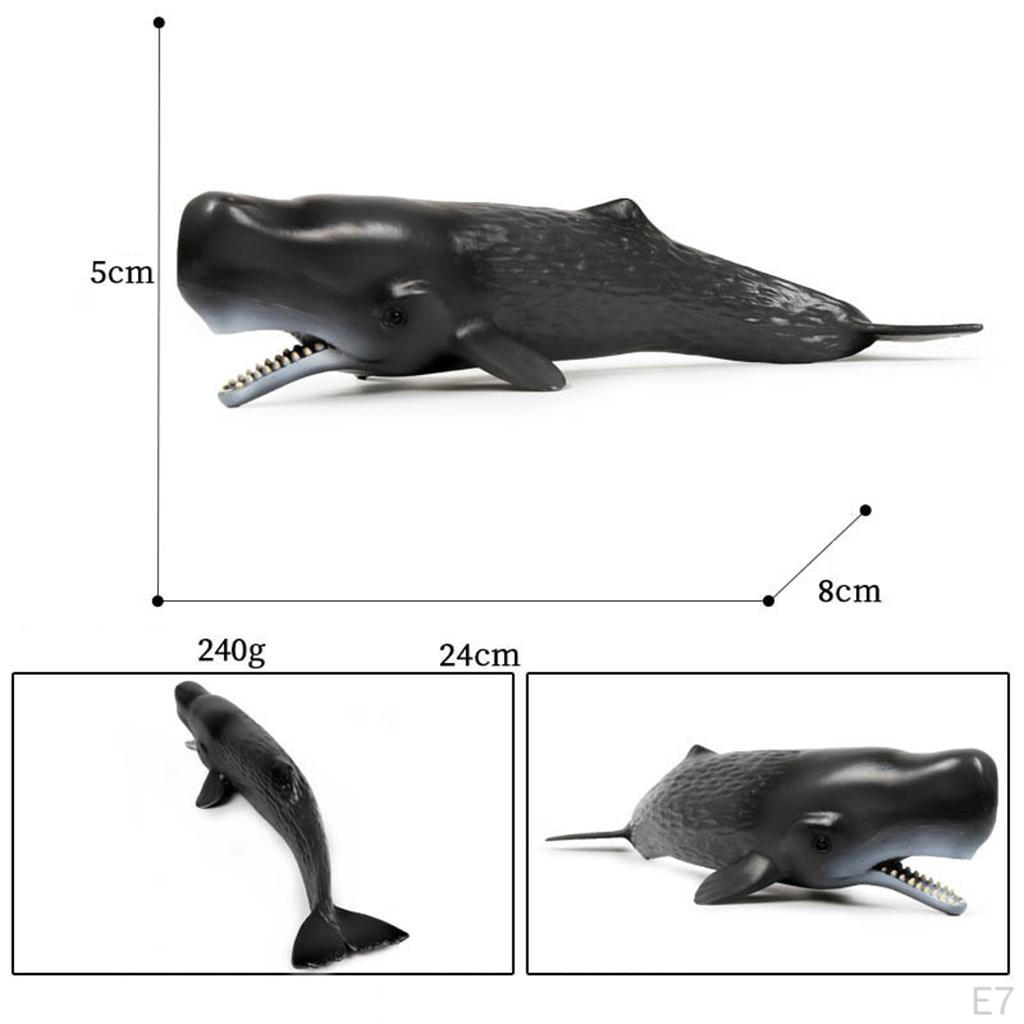 Action Figures Hand-Painted Creature Shark Sea Life Marine Toys Decorative Gifts for Kids