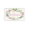 Home Decorative Doormat Welcome Mat Non Slip And Washable Rubber Back Door Mat For Indoor Outdoor Floral Door Mat