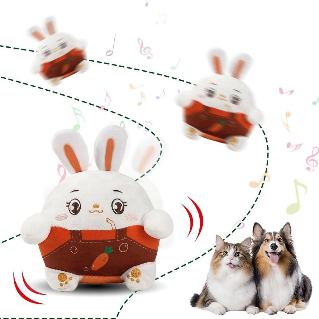 Cute Style Interactive Playing Dog Toy Cartoon Design Safe & Durable Suitable for Puppies & Adult Cats Dogs Toy Indoor Play