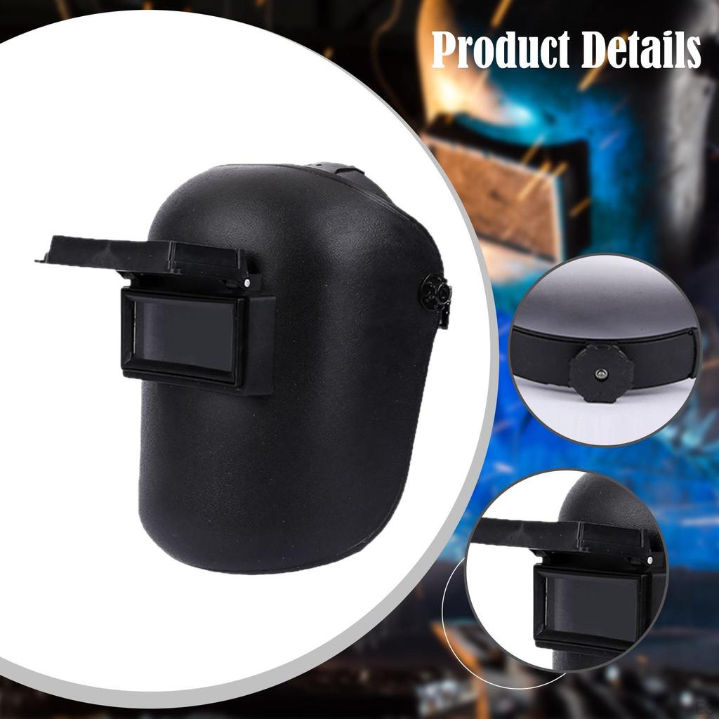 Flip up Welding Face Cover Auto Darkening and Clear Lens Multipurpose Ergonomic for Mechanical