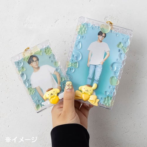 Sanrio Photo Holder (Enjoy Idol) Pom Pom Purin Approx. Width 9.5 X Depth 1 X Height 14 Cm L Size Storage Size: Within 13 X 9.1 Cm 690007