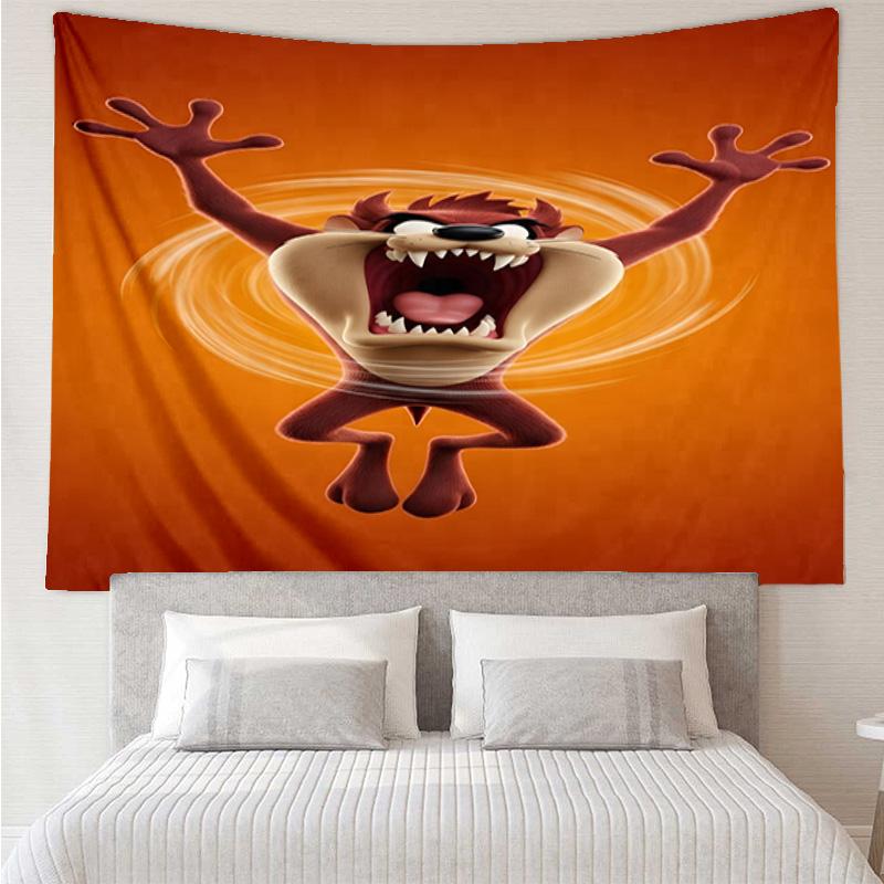 Taz-Mania Devil's Roar Quick-Dry Tapestry Hanging for Bedroom,Livingroom, Playroom,Decor Art Room Wall Tapestry Holiday and Birthday Gifts