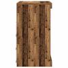 LED Sideboard in Rustic Wood Look 60.5 x 37 x 67 cm Particleboard
