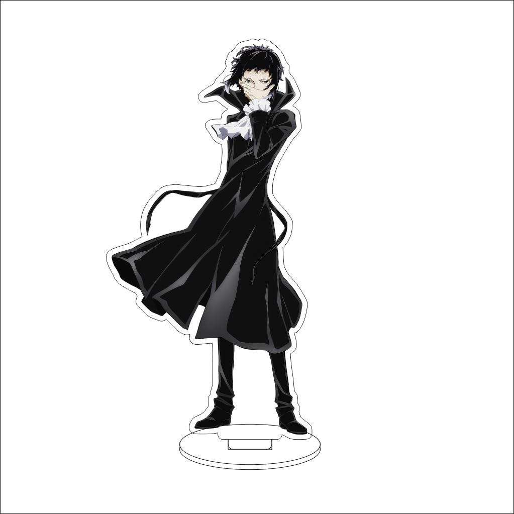 16CM Anime Cosplay Acrylic Stand Ornaments Edogawa Rampo Kunikida Doppo Dazai Osamu Figure Stand Halloween Christmas Gifts