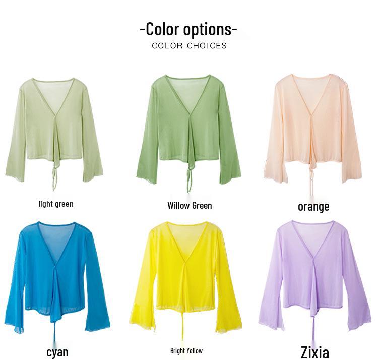 Chinese Classical Dance Costume: Women's Fairy Gauze Top and Mesh Skirt Set