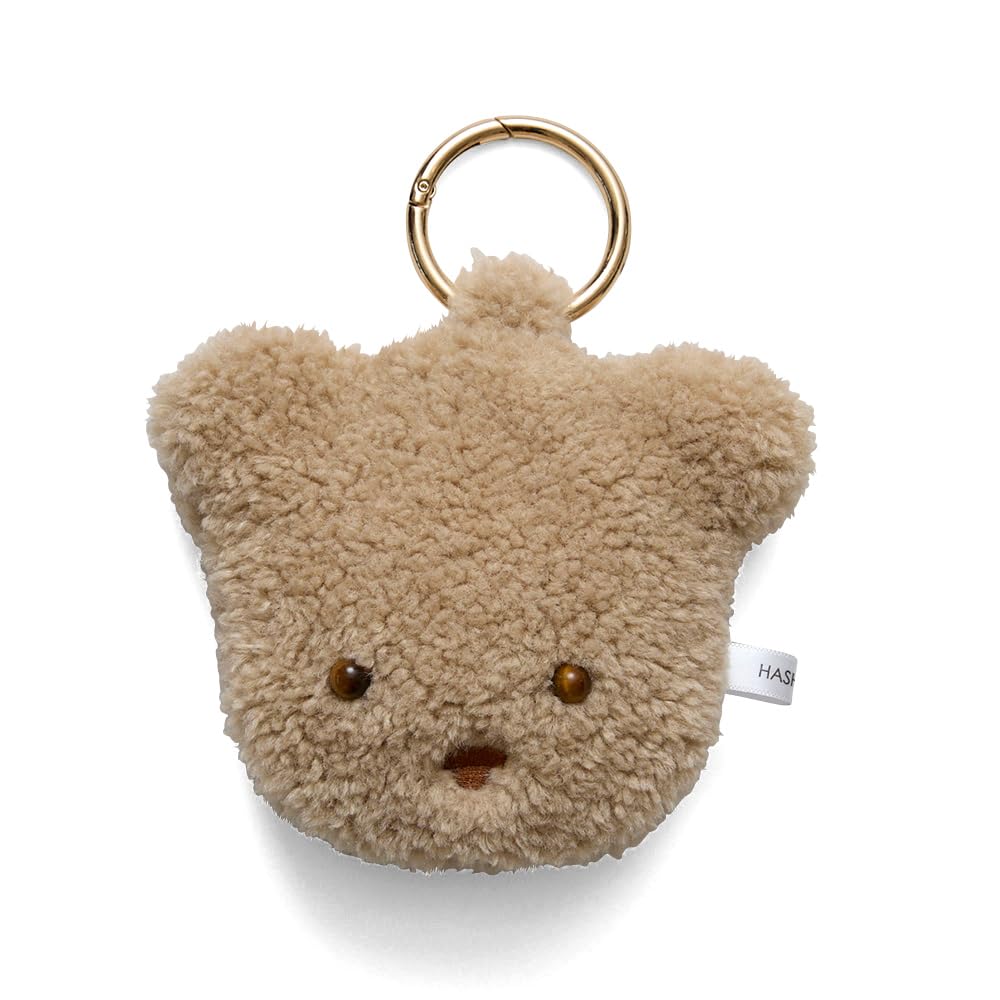 

[HASHIBAMI] Plush Bear Charm Ha-2506-824 Gray Beige