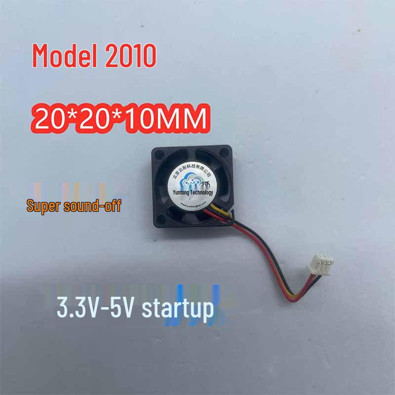 

2CM 2010 3.3V-5V USB Micro 20x20x10mm Cooling Fan for Laptops Original Plug 1.25 Three-line