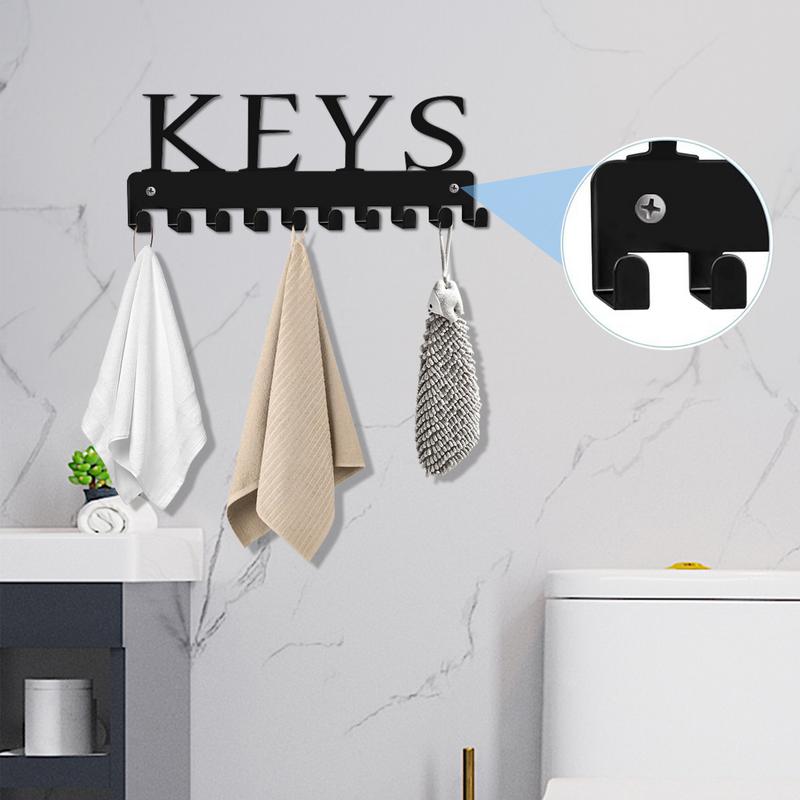 Keys Holder On Wall Key Chain Holder Iron Art Key Holder Wall Mounted Key Holder Key Hanger For Bedroom Farmhouse Home Decor