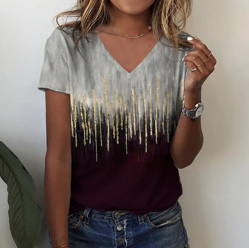 

Summer T-shirt Womens Floral Print Short Sleeve Tops Casual Everyday Sweatshirts Fashion Ladies T-shirts Plus Sized Y2k Clothes 3XL