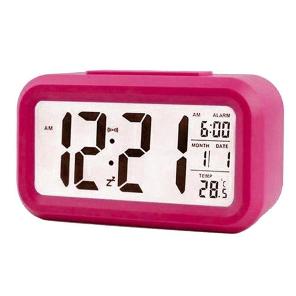 Temperature Mute Backlight Alarm Clock LED Digital Table clocks Desktop clock