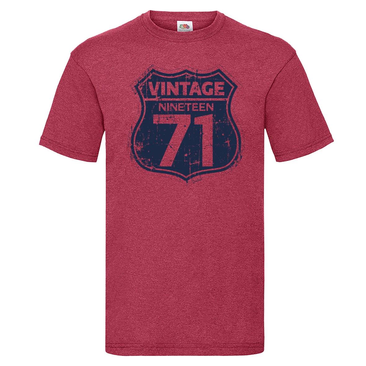 Vintage 1971 T-Shirt Birthday Gift S