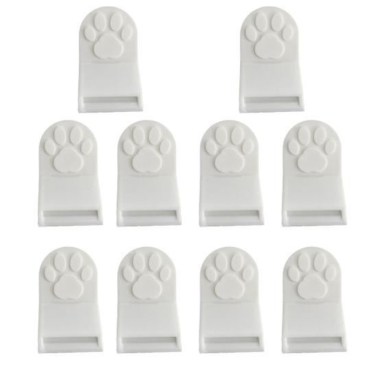 5/10Pcs 3D Printed Can Opener Cat Paw Manual Can Opening Tool Kitten Dog Food Can Tab Opener Kitchen Gadget Seniors Arthritis Chef Gift