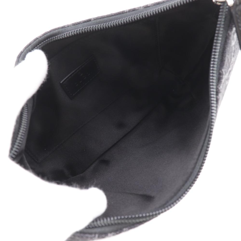 GUCCI Horsebit Slim Small Shoulder Shoulder Bag 774719 GG black denim Women Used