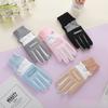 Fleece Gloves for Women In Autumn and Winter Warm Riding and Cold Driving Cute Touch Screen Waterproof Winter Outdoor Warm Gloves