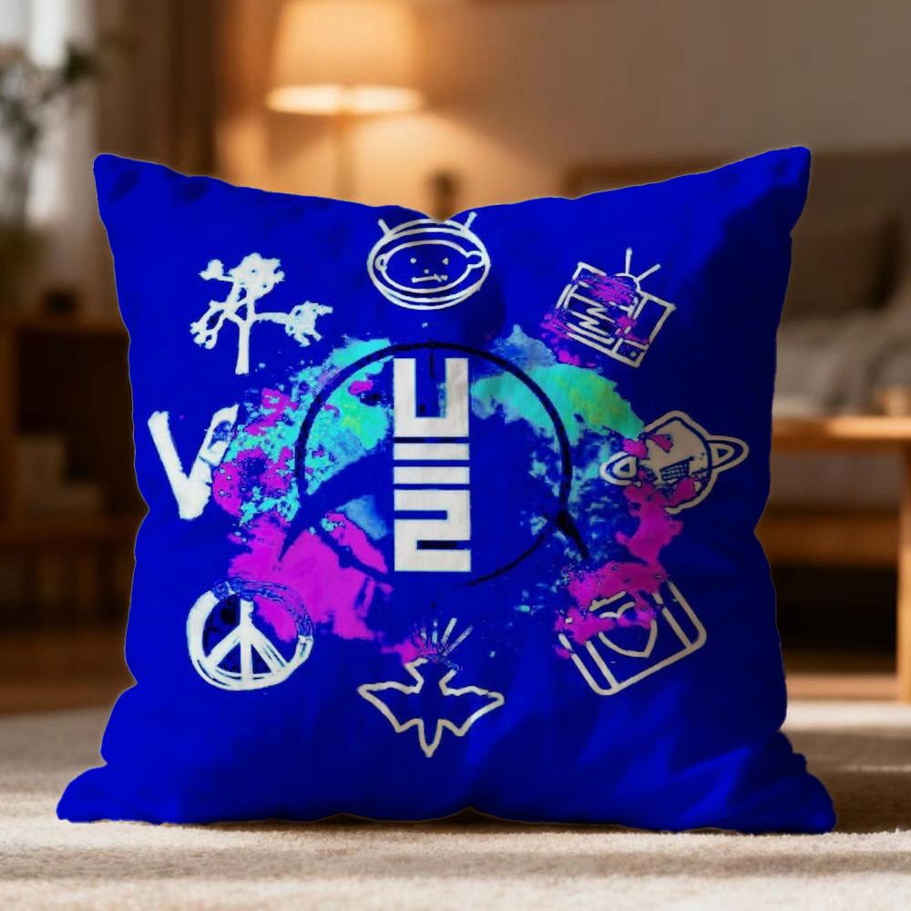 Fashion U-UU2 Cushion Cover Soft Washable Pillow Case Multi-Scene for Couch Bed Travel Office Use