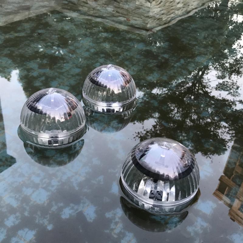 Waterproof Ball Shaped Solar-Powered Floating Lamp for Pool Lake Decoration