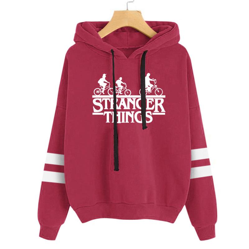 Women Loose Fleece Hooded Sweatshirt Ladies Casual Long Sleeve Pullover Hoodies Tops for Student