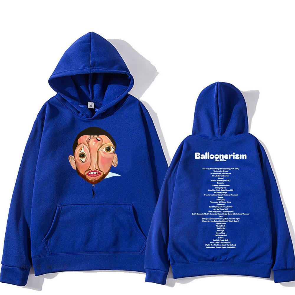 Balloonerism 2025 Album Nou Hanorace Imprimare Macc Miller Hanorace Bărbați Femei Pulovere Confortabile