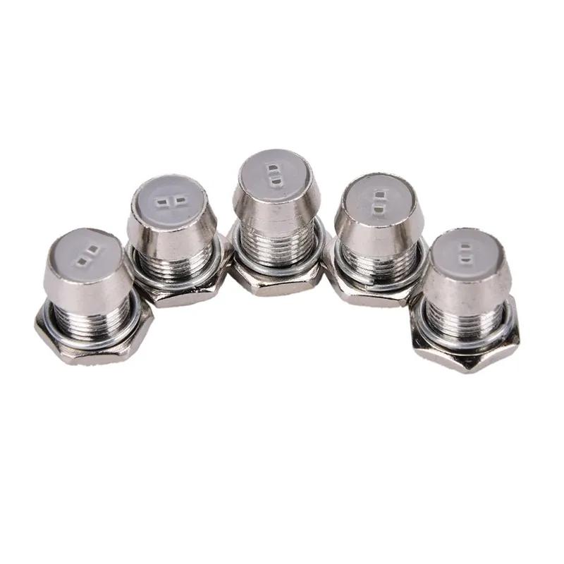10 Pcs Copper 5mm Light Emitting Diode LED Holder Mount Panel Display New