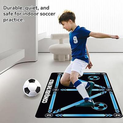 Basketball Beinarbeit Trainingsmatte Rutschfest Geräuscharm Basketball Trainingssystem Matte Agilität Fußtritt Trainingsmatte für Dribbling Training zu Hause
