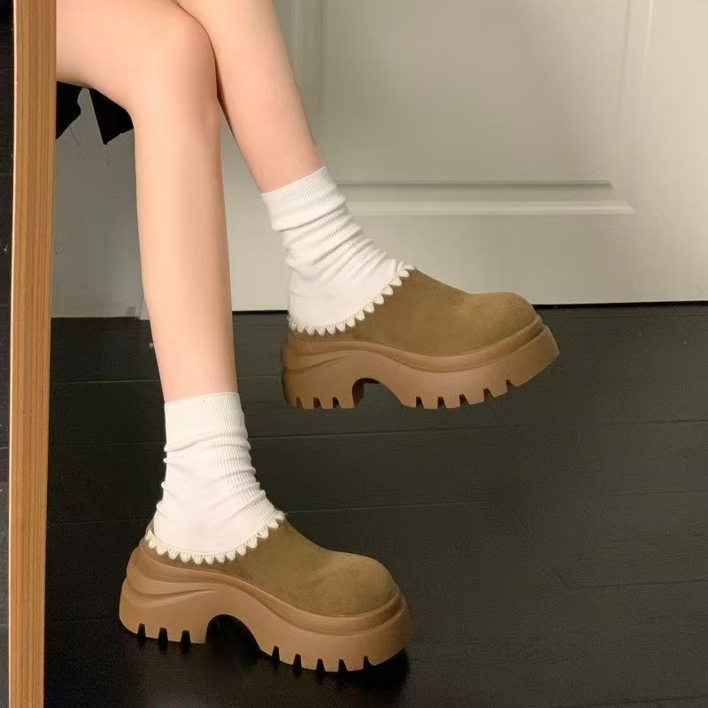 2025 spring and summer new Internet celebrity popular bag head slippers women's fashion versatile thick bottom one pedal fashion slippers