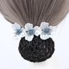Headwear Korean Bun Snood Flower Hairpin Hairgrips Cover Net Sweet Women Spring Clip  for Girls