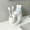 Ocean Style Nautilus Toothbrush Holder 3D Printed Makeup Brush Organizer  Washbasin