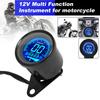 Universal Digital Motorcycle LCD Screen Speedometer Odometer Techometer Fuel Gauge for Harley Honda Cafe Racer 1-4 Cylinders