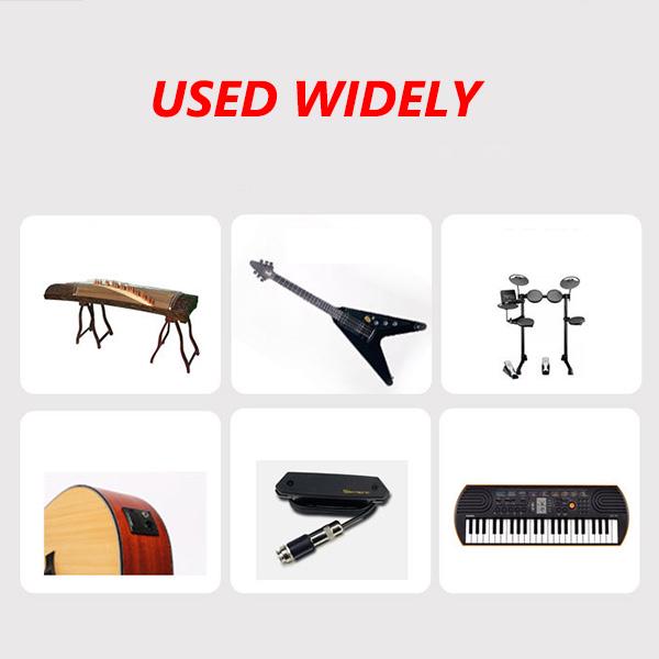 Wireless Guitar System Audio Digital Guitar Transmitter Receiver Built-in Rechargeable Battery