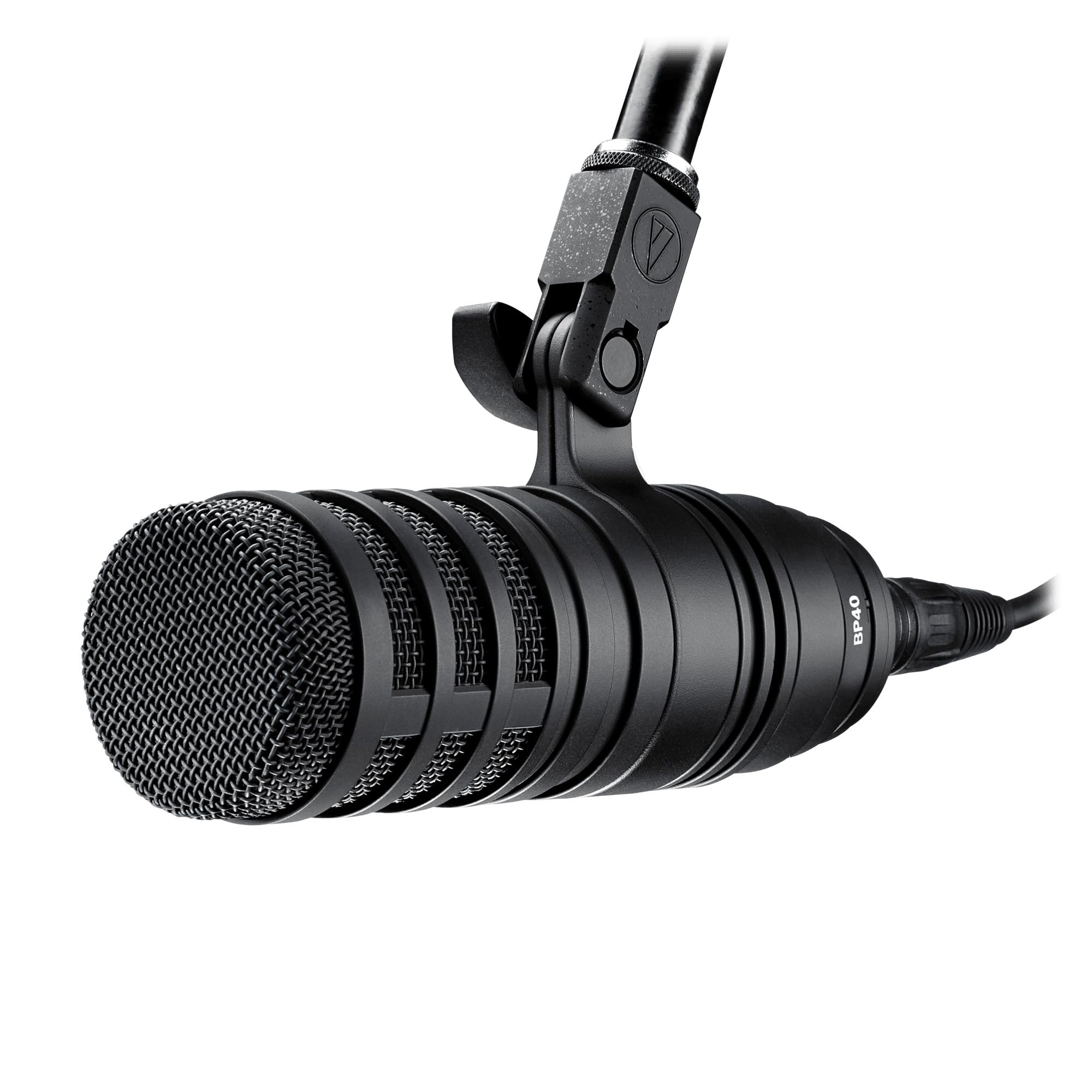 

BP40 Dynamic XLR Large for and Black Audio-Technica Microphone, Supercardioid, Diaphragm, DTM, Streaming, Recording, Narration, Podcasts, Audiobooks, чорний