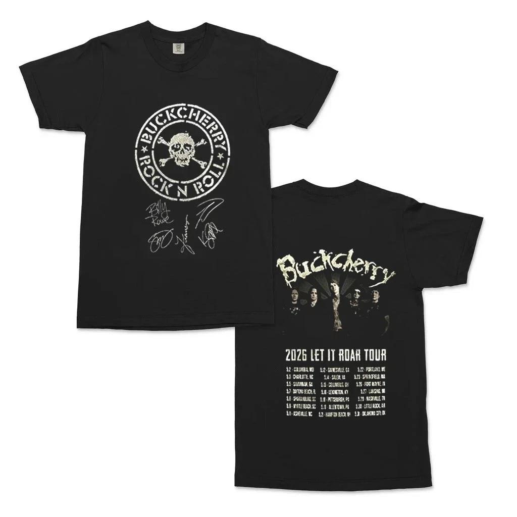 Buckcherry Band 2 Sides Let It Roar Tour 2026 Unisex T-Shirt M