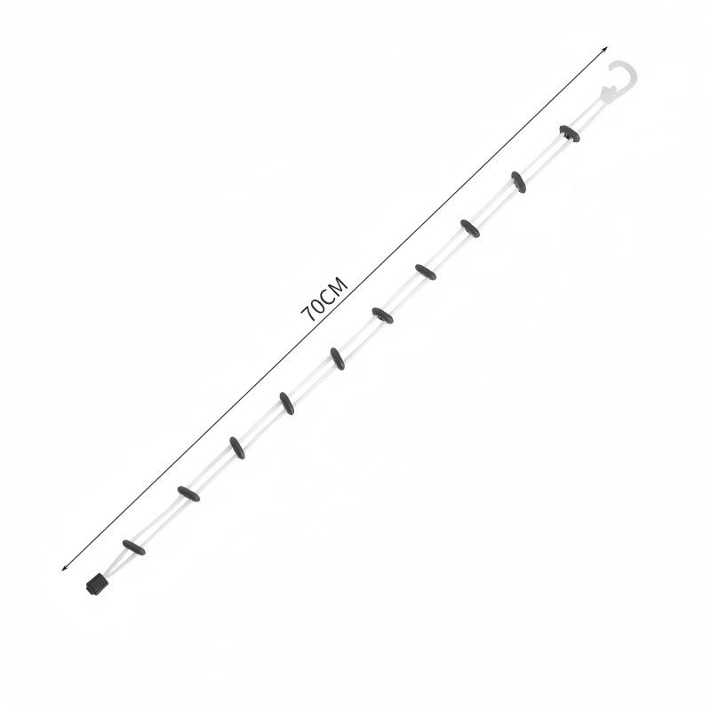 1PC Portable Hanging Type Socks Rope Multi-Function Washing Drying Socks Rack Divider Dry Tools Household Clothesline Gadgets
