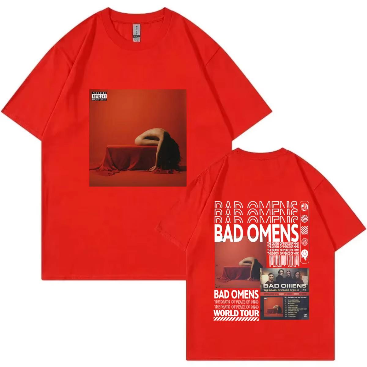 

Bad OUnisexs Rock Bands Album World Tour Poster Graphic T Shirts High Street Trend Fashion Tshirts Summer Oversized Cotton Tshirt 4XL