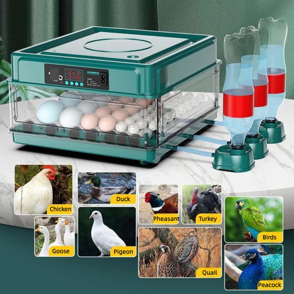 Intelligent Egg Incubator Automatic Egg Flipping Hydration Temperature Control Goose/duck/quail/pigeon Eggs Breeding Incubators