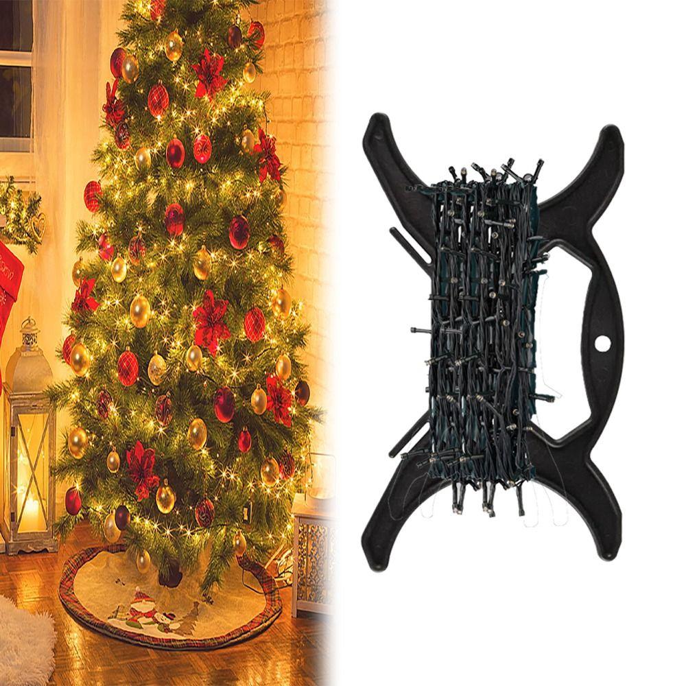 5pcs Black Holiday Light Storage All Purpose Light Cord Organizer Storage Holder After Holiday