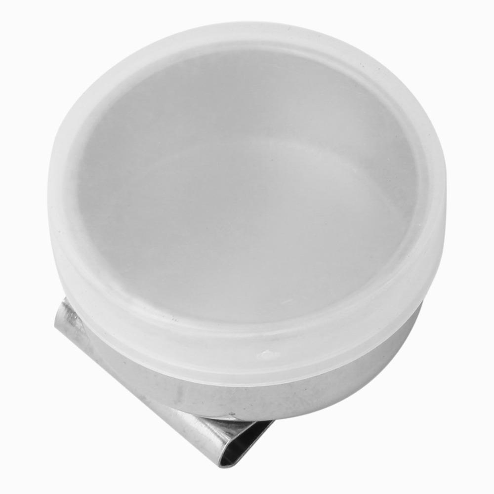 3pcs With Cover Oil Paint Palette Cup Stainless Steel Artist Paint Cup Brush Cleaning