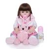 KEIUMI 48cm Realistic Silicone Baby Girl Doll